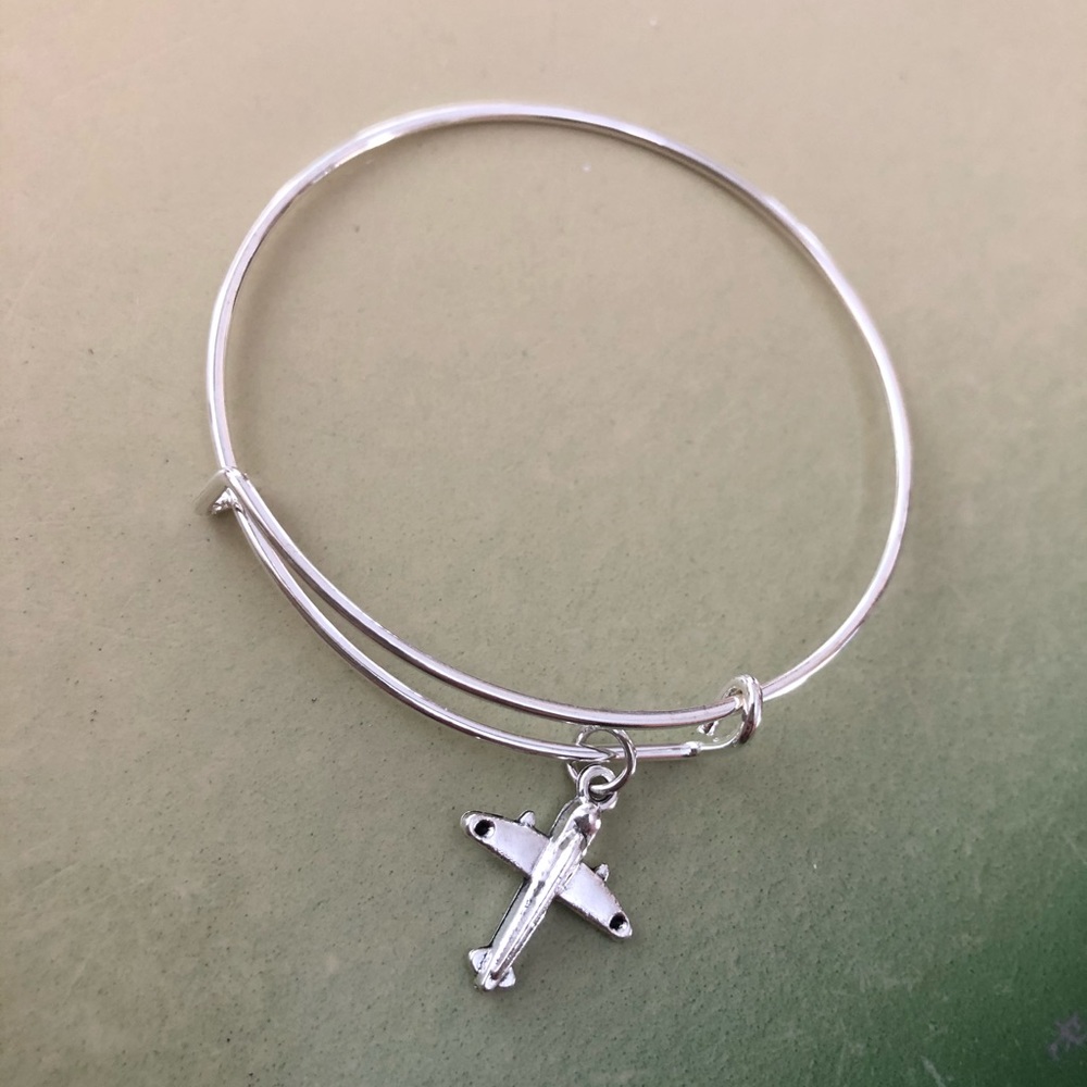 Airplane Charm Bracelet